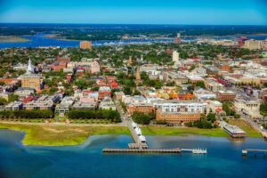 Charleston aerial - cruising - marinalife